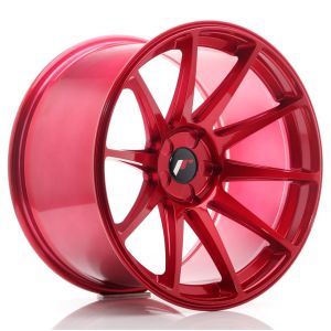 JR Wheels JR11 19x11 ET25 5H Blank Platinum Red