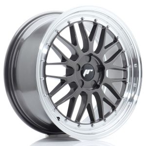JR Wheels JR23 19x8,5 ET20-50 5H BLANK Hyper Gray w/Machined Lip